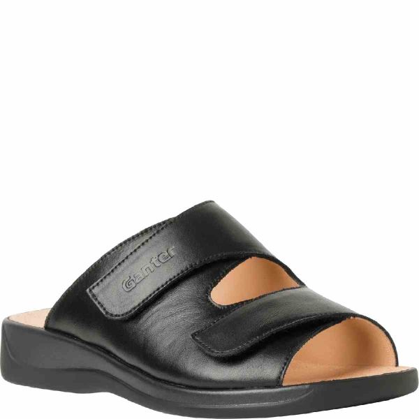 Ортопедические шлепанцы Monika, черный (арт.9-20 2501 0100), Ganter (Австрия)