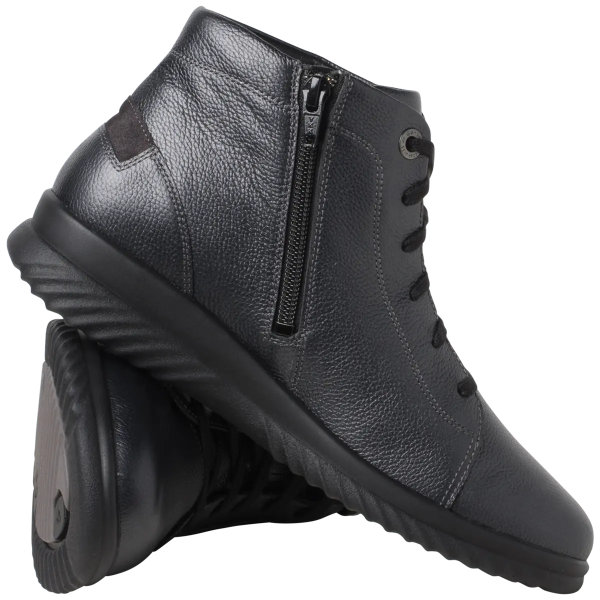 Ортопедичні жіночі черевики Heike, темно сірий (арт.8-20 4560 6600) Ganter (Німеччина)