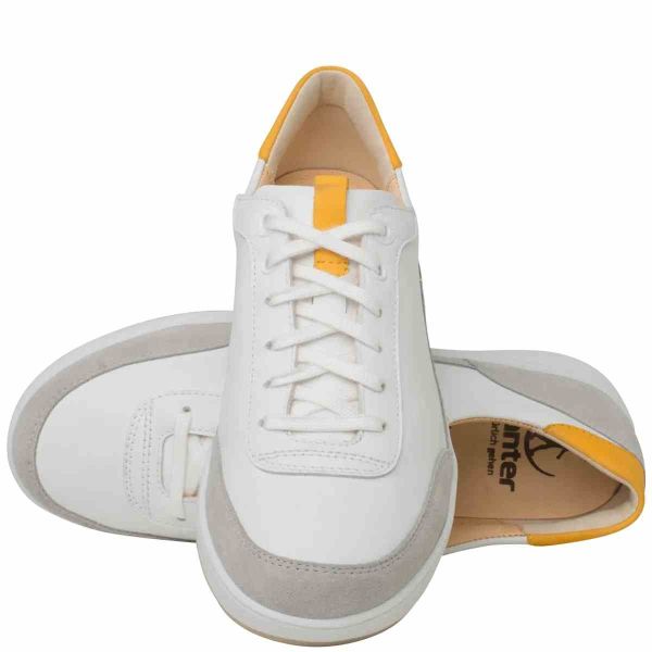 Ортопедические женские кроссовки Gerda, молочный/св.серый (арт.9-20 8011 0667), Ganter (Австрия)