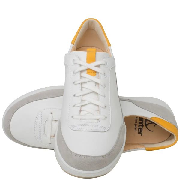 Ортопедичні жіночі кросівки Gerda, молочний/св.сірий (арт.9-20 8011 0667), Ganter (Австрія)