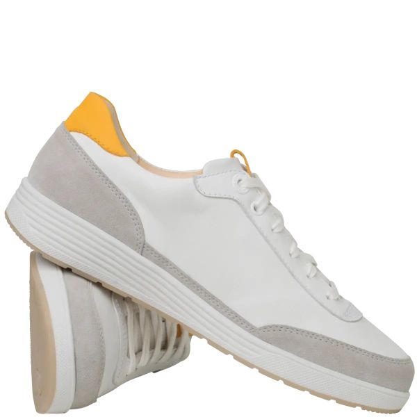 Ортопедичні жіночі кросівки Gerda, молочний/св.сірий (арт.9-20 8011 0667), Ganter (Австрія)