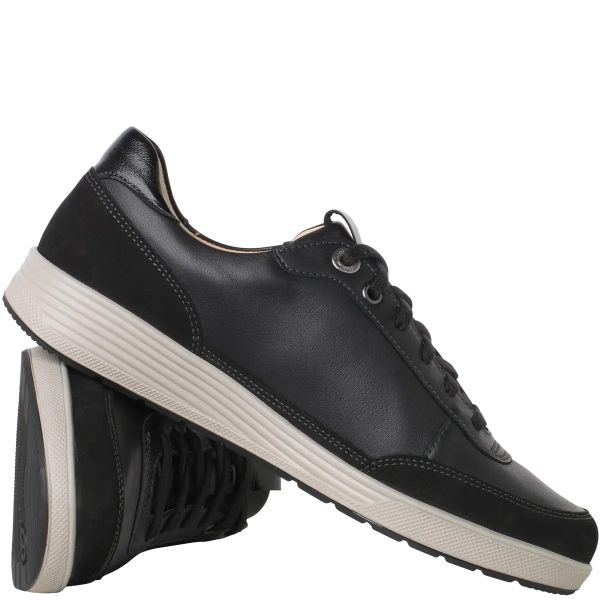 Ортопедичні жіночі мокасини Gerda, чорний (арт. 0-20 8017 0100), Ganter (Австрія)