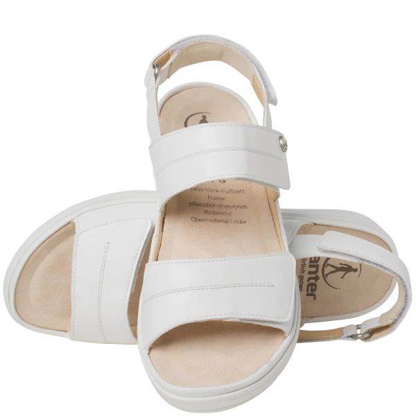 Ортопедичні жіночі сандалі Gina, молочний (арт.9-20 0117 0600), Ganter (Австрія)