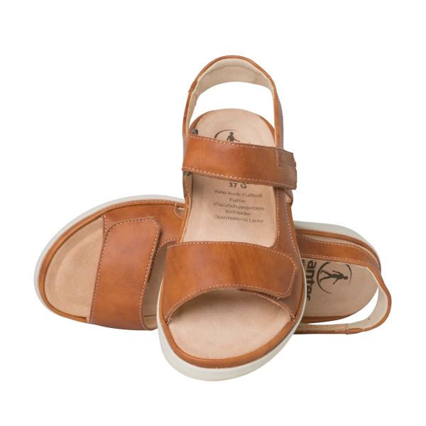 Ортопедичні жіночі сандалі Gina, світло-коричневі (арт. 20 0181 2600), Ganter (Австрія)