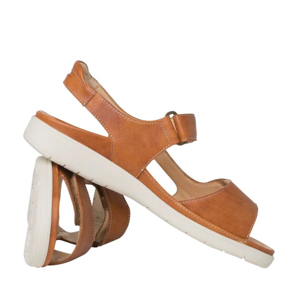 Ортопедичні жіночі сандалі Gina, світло-коричневі (арт. 20 0181 2600), Ganter (Австрія)