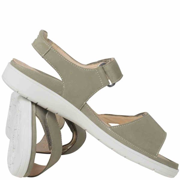 Ортопедические женские сандалии Gina, оливковый (арт. 9-20 0122 5400), Ganter (Австрия)
