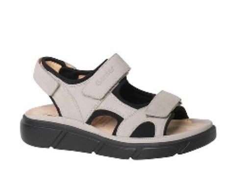 Ортопедические женские сандалии Halina, светло-серый (арт.9-20 0482 6700), Ganter (Австрия) Ортопедические женские сандалии Halina, светло-серый (арт.9-20 0482 6700), Ganter (Австрия)