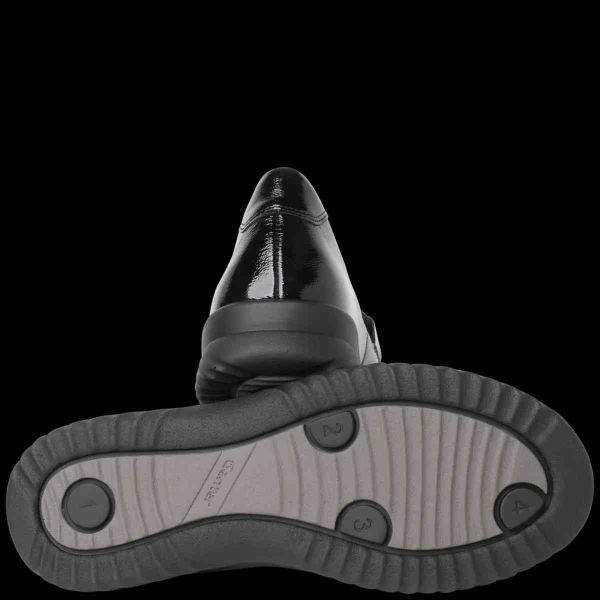 Ортопедичні жіночі туфлі Heike, чорний лак (арт.8-20 4534 0100), Ganter (Австрія)