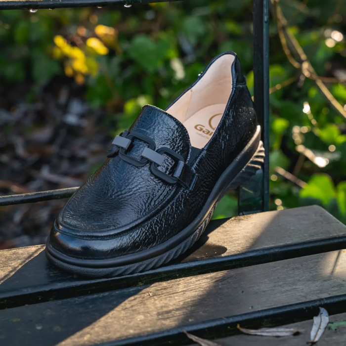 Ортопедичні жіночі туфлі Heike, чорний лак (арт.8-20 4534 0100), Ganter (Австрія) Ортопедичні жіночі туфлі Heike, чорний лак (арт.8-20 4534 0100), Ganter (Австрія)