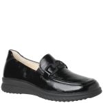 Ортопедические женские туфли Heike, черный лак (арт.8-20 4534 0100), Ganter (Австрия)