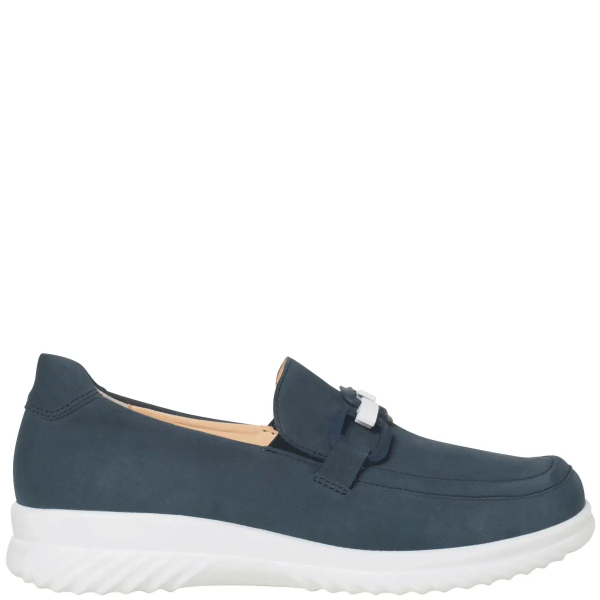 Ортопедические женские туфли Heike, синий/нубук (арт.7-20 4532 3700), Ganter (Австрия)