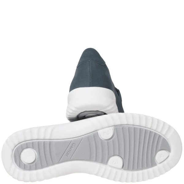 Ортопедические женские туфли Heike, синий/нубук (арт.7-20 4532 3700), Ganter (Австрия)