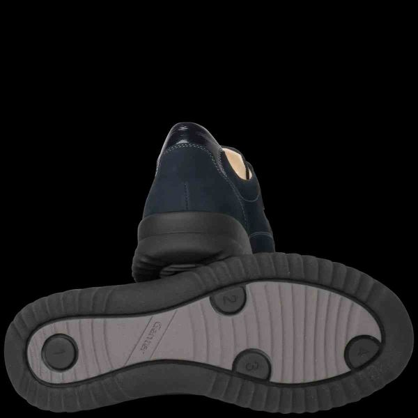 Ортопедичні жіночі туфлі Heike, т.синій/нубук (арт.8-20 4542 3000), Ganter (Австрія)