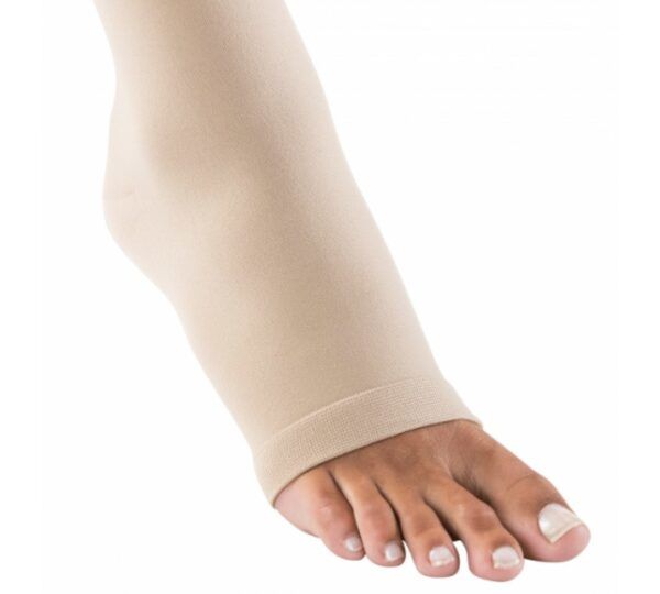 Панчохи 1 клас компресії 15-21 мм. рт. ст. короткі відкритий мисок Pani Teresa св бежевий