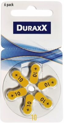Батарейки для слухового апарату Duraxx