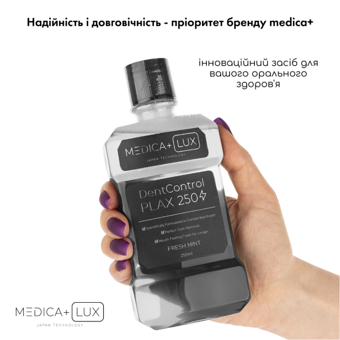 Ополіскувач для рота Medica+ PLAX DentControl 250