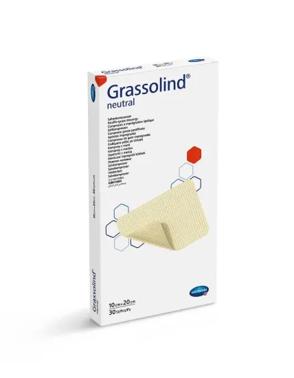 Повязка атравматическая мазевая Grassolind® neutral / Гразолинд нейтрал 10см х 20см 1шт