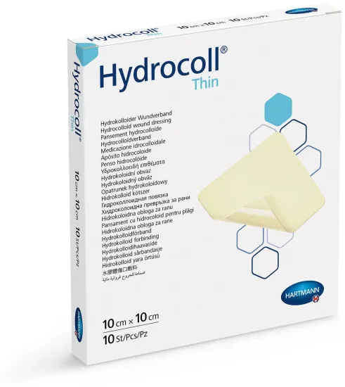 Повязка гидроколлоидная Hydrocoll® Thin / Гидроколл тен 10см х 10см 1шт