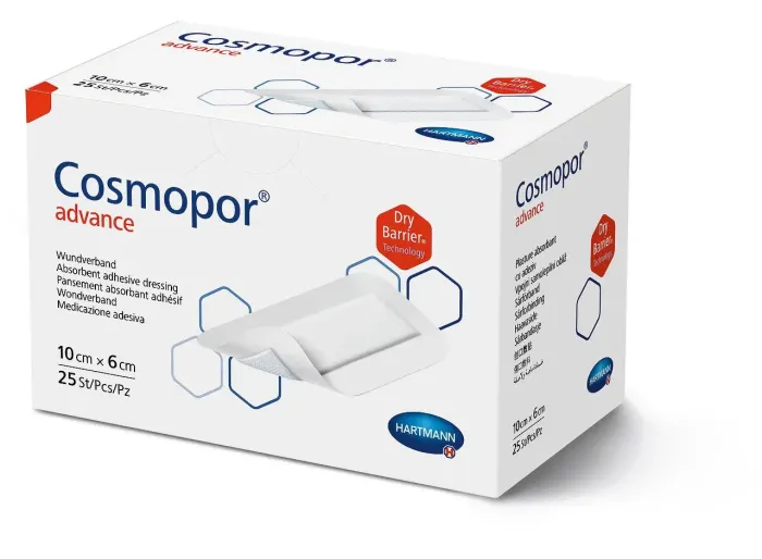 Повязка пластырная Cosmopor® advance / Космопор адванс 10см x 6см 1шт