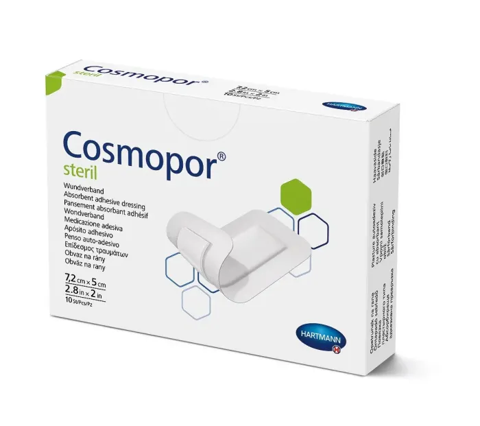 Пов`язка пластирна Cosmopor® steril / Космопор стеріл 7,2см х 5см 1шт