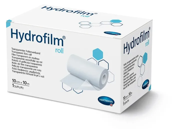 Повязка пленочная прозрачная Hydrofilm® Roll / Гидрофилм Ролл 10см х 10м 1шт