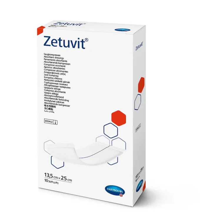 Повязка сорбционная Zetuvit® / Цетувит 13,5см х 25см 1шт