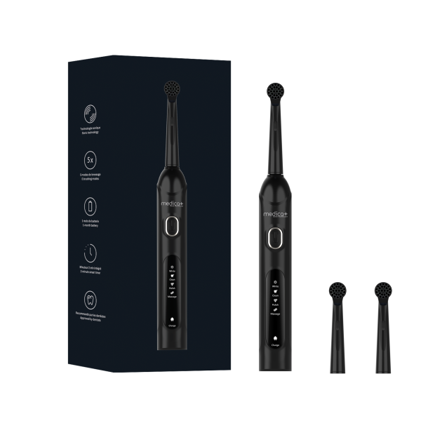 Роторная электрическая зубная щетка Medica+ ProBrush XO Сarbon (Black) Роторная электрическая зубная щетка Medica+ ProBrush XO Сarbon (Black)