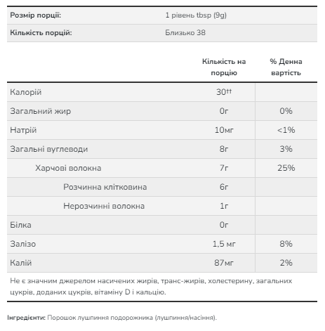 Psyllium Husk Powder - 340g