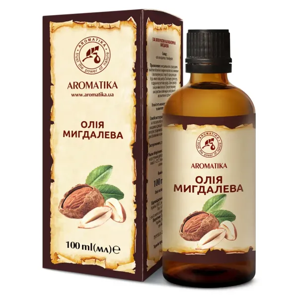 Рослинна олія мигдалева 100 мл Ароматика