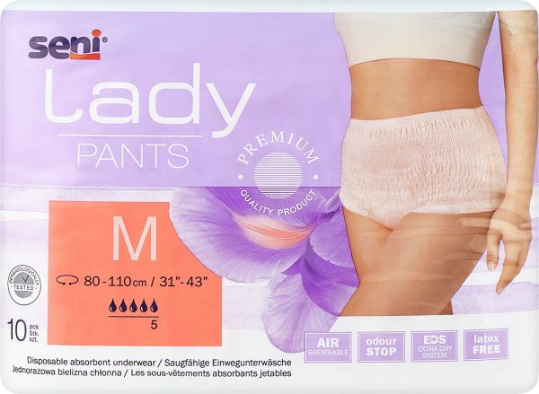 Труси поглинальні для дорослих Seni Lady Pants Medium 10 шт.