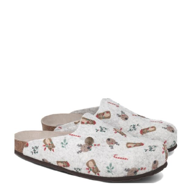 Сабо ортопедичні унісекс Helsinki, сірий/різдвяний принт, G106694, TM Genuins (Іспанія) Сабо ортопедичні унісекс Helsinki, сірий/різдвяний принт, G106694, TM Genuins (Іспанія)