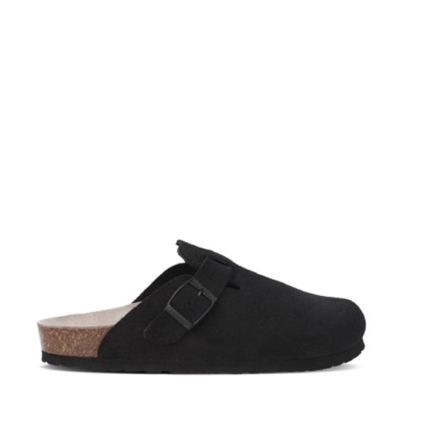 Сабо ортопедичні унісекс Riva, чорний/велюр, G106582, TM Genuins (Іспанія) Сабо ортопедичні унісекс Riva, чорний/велюр, G106582, TM Genuins (Іспанія)