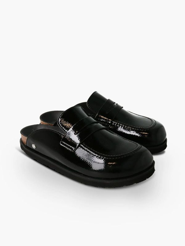 Сабо ортопедичні жіночі Lois, чорний лак, G106154, TM Genuins (Іспанія)