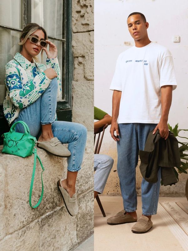 Сабо женские ортопедические Lois, бежевый, мех, G106585, TM Genuins (Испания)