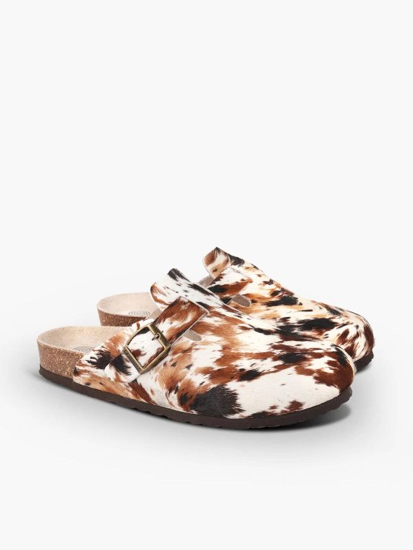 Сабо жіночі ортопедичні Riva, принт корова, G106590, TM Genuins (Іспанія)