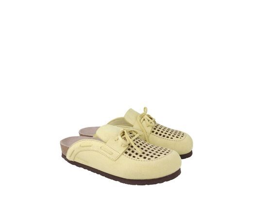 Сабо жіночі ортопедичні Ziar, жовтий/велюр, G106806, TM Genuins