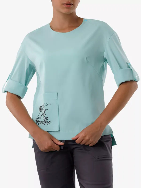 Віола Жіноча Медична Куртка колір  М'ята