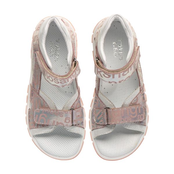Сандалі ортопедичні для дівчинки, пудра (арт. LEO-235 POW), Theo Leo (Туреччина)