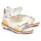 Сандалі ортопедичні для дівчинки, білий/жовтий (арт.LEO-1226), Theo Leo (Туреччина)