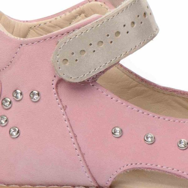 Сандалии ортопедические для девочки, розовые, Theo Leo 1471 