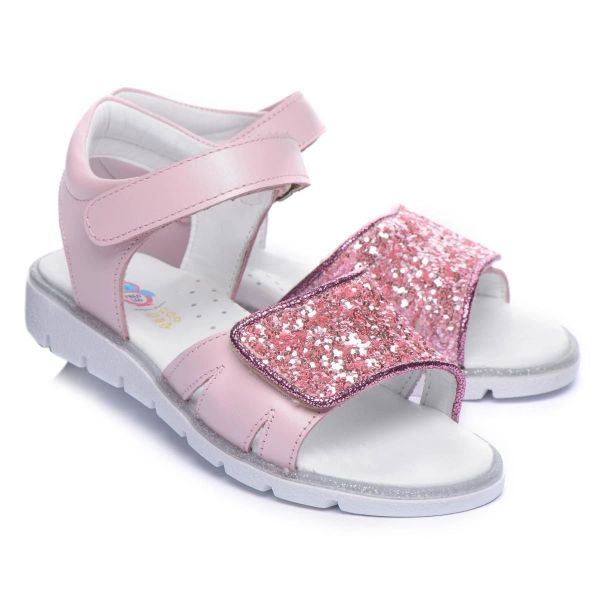 Сандалі ортопедичні для дівчинки, рожеві (арт.LEO-1466), Theo Leo (Туреччина)