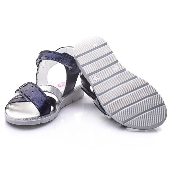 Сандалі ортопедичні для дівчинки, сині (арт.LEO-732), Theo Leo (Туреччина)