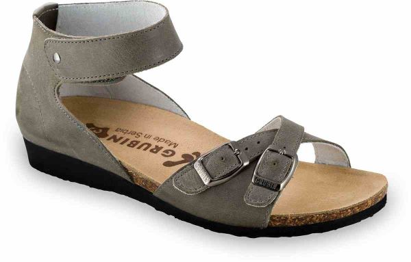 Сандалії ортопедичні жіночі Nicole, Grubin (арт. gr-210361) сірий Сандалії ортопедичні жіночі Nicole, Grubin (арт. gr-210361) сірий