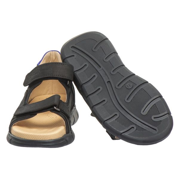 Сандалі профілактичні для хлопчиків, чорні (арт. LEO-3324 BL), Theo Leo (Туреччина)