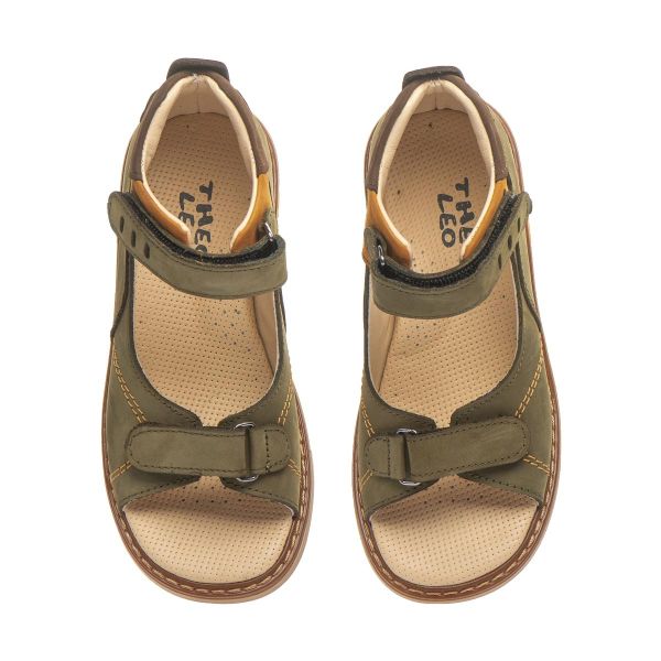 Сандалі профілактичні для хлопчиків, хакі (арт.LEO-777 KH), THEO LEO (Туреччина)