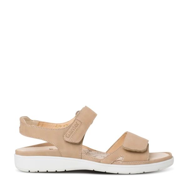Сандалі жіночі Gina, світло-бежевий/нубук (арт. 20 0122 2100), Ganter