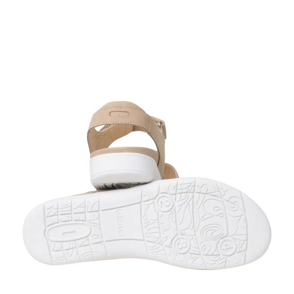 Сандалі жіночі Gina, світло-бежевий/нубук (арт. 20 0122 2100), Ganter