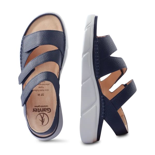 Сандалі жіночі Halina, темно-синій (арт. 1-20 0470 0800), Ganter
