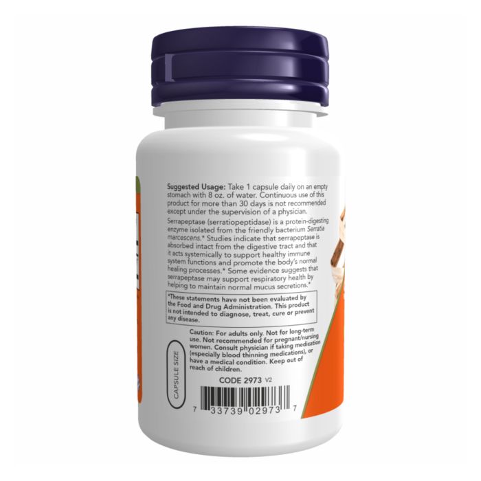 Serrapeptase 60,000 Units - 60 капсул 