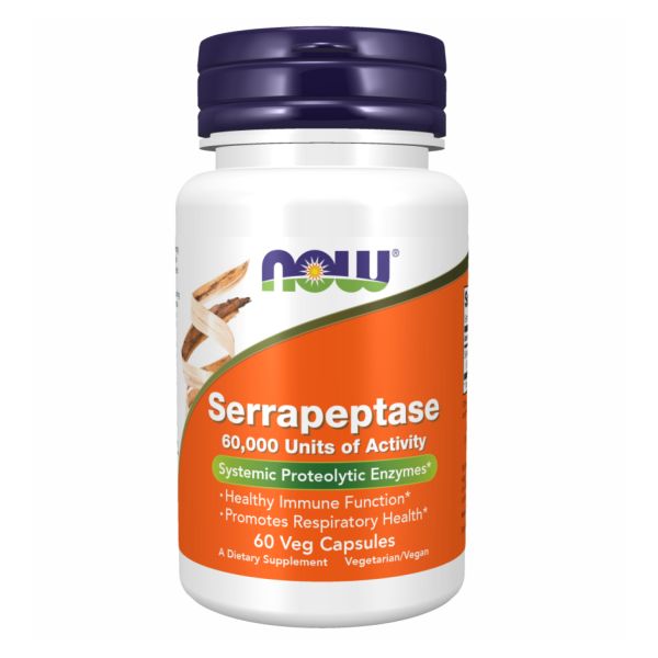 Serrapeptase 60,000 Units - 60 капсул 